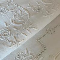 Lenzuolo Francese Puro Lino Ricami di Pregio