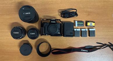 Canon m50 e set ottiche