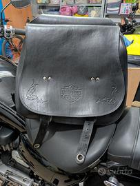 Bisaccia/Borsa moto Franco Cuoio.