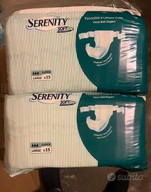 Pannolono Serenity con cintura taglia L 2 confezio