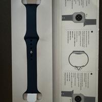 Cinturino apple watch serie 10 46mm BLU M-L