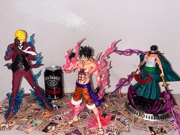 Trio Action figures Rufy, Zoro, Sanji