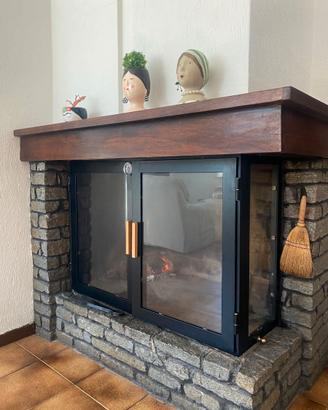 Vetro per stufe pellet ,legna