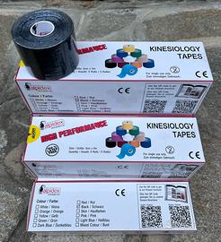 Kinesio-Tape Alpidex, 30 rotoli, nero