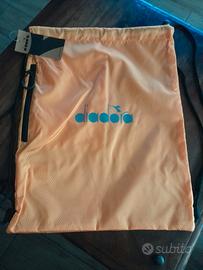 Sacca Diadora arancione  - Nuova con cartellino