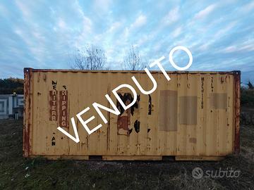 Ccontainer da 20’ – usato – colore giallo