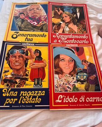 Lotto 4 Romanzi Vintage Confidenze Anni '70