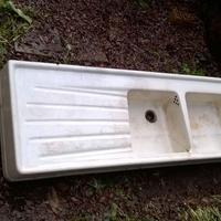 Lavello (acquaio) a due vasche in ceramica