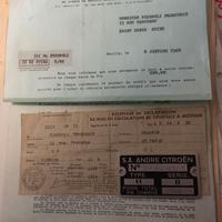 Libretto circolazione di mezzo demolito Citroën