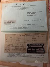 Libretto circolazione di mezzo demolito Citroën