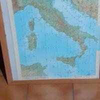 QUADRO DIDATTICO ITALIA FISICA PUZZLE CM 54X44 