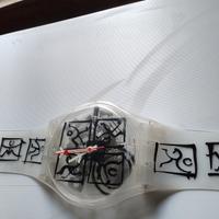 Swatch gigante a muro