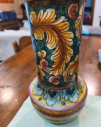 vaso floreale artigianato umbro 