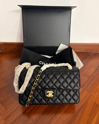 Borsa in vera pelle, modello classico Chanel