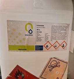 Metanolo in latte da 25 litri