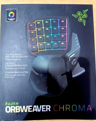 Razer Orbweaver Chroma – Tastiera gaming/meccanica