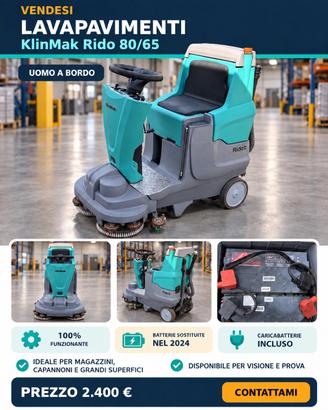 Lavapavimenti KLINMAK RIDO 80/65