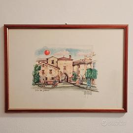 4 stampe incorniciate di Bepi Pupulin Portogruaro