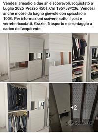 Armadio e/o  Mobile bagno