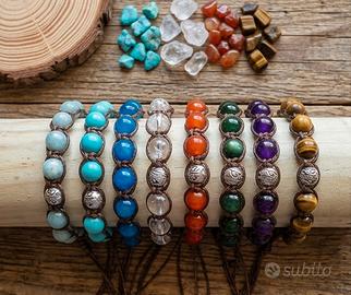 Bracciali artigianali Shamballa Pietre naturali 