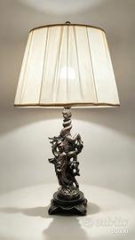 lampada da tavolo  con paralume