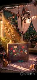 Il giardino incantato mobile porta documenti