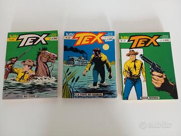 Tex fumetti lotto da 3