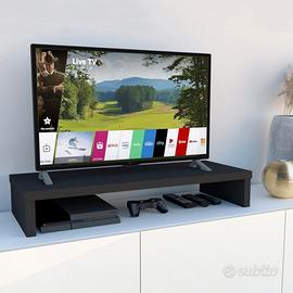 Supporto TV Legno  grafite 90 x 35 x 15 cm