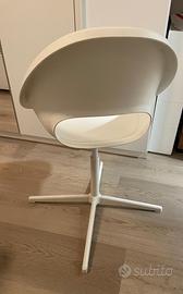 Sedia regolabile in altezza, piedini antiscivolo