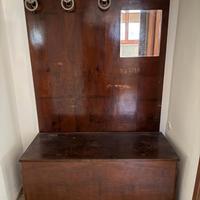 mobile ingresso vintage anni 50 panca appendiabiti