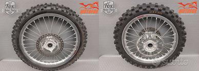 COPPIA RUOTE SUZUKI RMZ CERCHI 21 19 perfetti