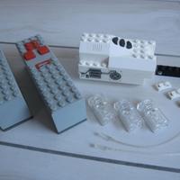 LEGO lotto Elettrico Porta Batterie Suoni LED