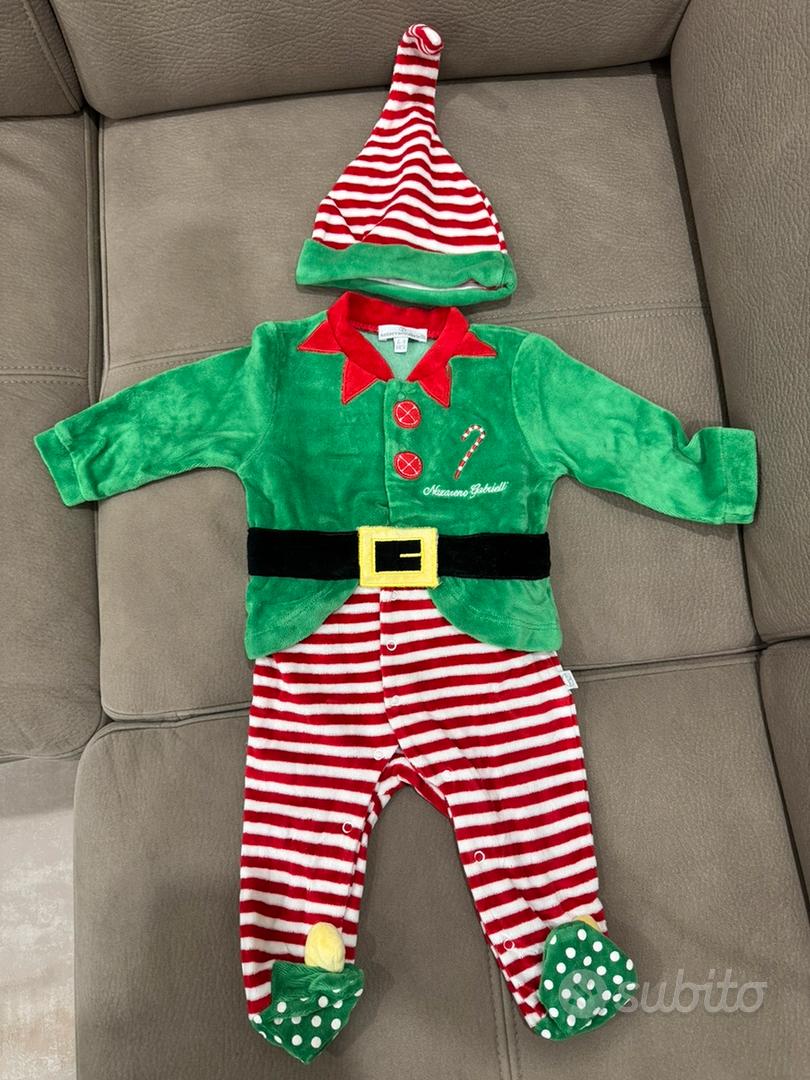 Vestito Elfo babbo natale 6/9 mesi Tutto per i bambini In