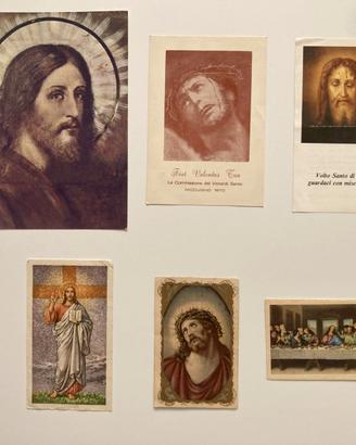Stock lotto 6 santini Gesù vintage misti
