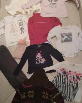 Lotto stock abbigliamento bambina 4 anni