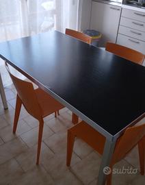 Tavolo di design+4 sedie Molteni