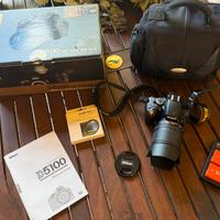 Set completo Nikon d5100 + obiettivo 18-105 VR