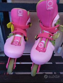 Pattini a rotelle decathlon bambina taglia 34-36