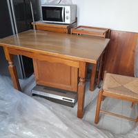 Tavolo per cucina in legno e 4 sedie