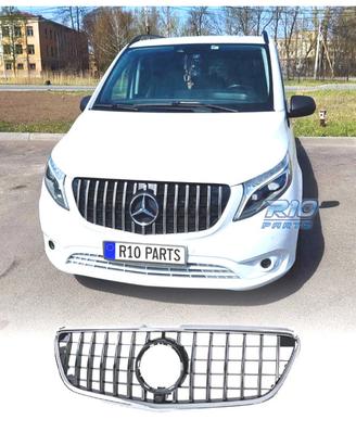 GRIGLIA MERCEDES VITO W447 14-19 NERO CROMATO