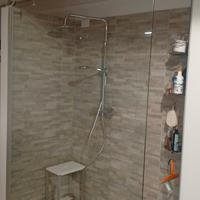 parete in vetro per doccia 