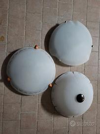 Set 3 plafoniere da soffitto come nuove