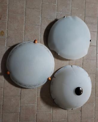 Set 3 plafoniere da soffitto come nuove