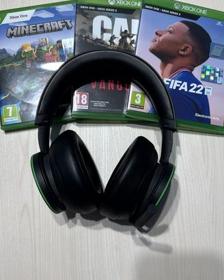 CUFFIE XBOX E GIOCHI