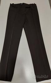 pantalone donna marrone scuro