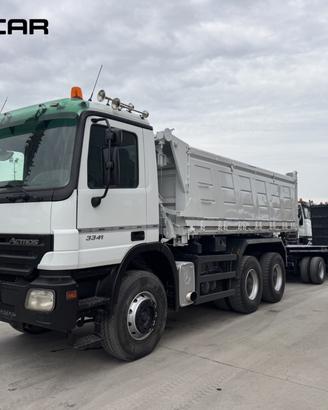Mercedes 3341 ribaltabile con rimorchio 4 assi