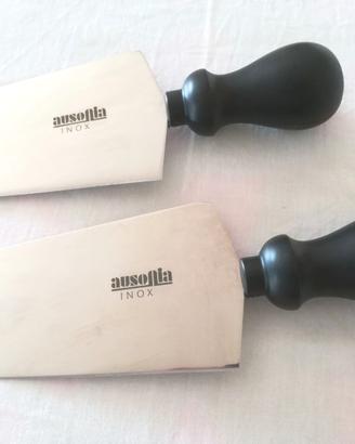 SET 2 Coltelli spatola da formaggio cucina Ausonia