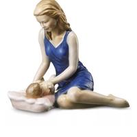 Royal Copenhagen statuina con bimbo