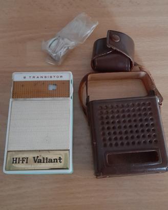 Radiolina tascabile Hi-fi Valiant a 6 transistor 