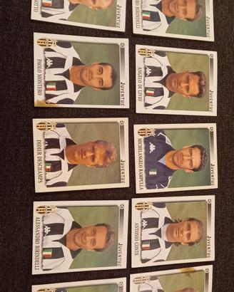 10 figurine Juventus 1997/98